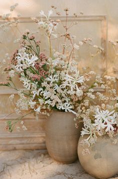 Santa Barbara Wedding — The Framework Events Potted Plant Wedding Ceremony Decor, Ivory Floral Arrangements, Wedding Ceremony Vases, Earthy Wedding Flowers, Organic Wedding Decor, Taupe Flowers, Peaches And Plums, Organic Wedding Flowers, Sarah Winward