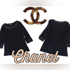 Beautiful Chanel Uniform Top - 100% Authentic Nwot - No Holes, Stains, Or Pulls Color: Black 3/4 Sleeves - Cc Logo On Both Cuffs Beautiful Boat Neckline Neckline And Arm Cuffs Are Quilted Heavyweight, Thick Luxurious Material Material: 65% Rayon, 32% Nylon, And 3% Spandex Size Large, But Runs Closer To A Size Medium (Material Does Have Some Stretch) Slightly Longer Than Regular Tops, But Not Tunic Length Chanel Top, Arm Cuffs, Arm Cuff, Boat Neckline, Chanel Black, Cc Logo, Tunic Length, Top 100, New Color