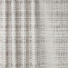 an image of a curtain with white and grey stripes on the outside, as if it were drapes or curtains