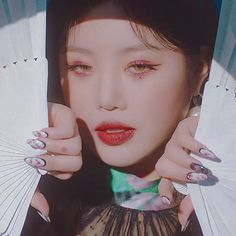 icon ; aesthetic ; edit ; (g)i-dle ; gidle ; seo ; soojin ; Soojin Nails Gidle, Gidle Nails Designs, Soojin Nails, Idol Nails, Korean Nails, Rose Icon, Love Me Forever