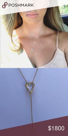 White Topaz Necklace with Pavé Diamonds 16" or 18" w extender. Lobster clasp closure Kate Alexandra Jewelry Jewelry Necklaces White Topaz Necklace, Topaz Necklace, White Topaz, Pave Diamonds, Lobster Clasp, Limited Time, Topaz, Chain Necklace, Jewelry Necklaces