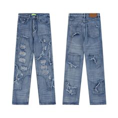 Destroyed Jeans, Jeans Denim, Urban Chic, Feeling Great, Jeans Style, Suits You, Perfect Pair, Mens Pants, Jogging