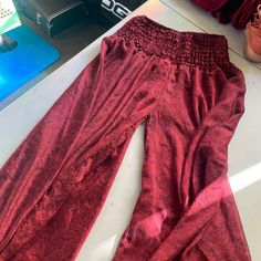 Indian Styled Harem/Wide Leg Flowy, Bell Bottom Pants Beautiful Fabric And Design. One Size Brand New Bell Bottom Pants, Bell Bottom, Beautiful Fabric, Bell Bottoms, Lady In Red, New Color, Pant Jumpsuit, Wide Leg, Pants For Women