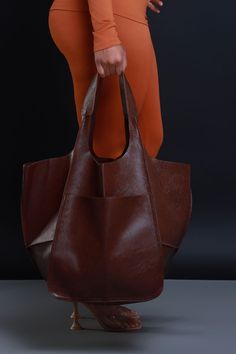 Plenty Of Time Faux Leather Tote Bag - Coffee - Swank A Posh Large Brown Rectangular Satchel, Large Rectangular Brown Satchel, Large Brown Satchel For Everyday Use, Brown Large Satchel For Everyday Use, Chic Brown Rectangular Weekender Bag, Everyday Large Brown Satchel, Large Brown Satchel With Large Capacity, Brown Rectangular Weekender Bag, Rectangular Brown Weekender Bag For On-the-go