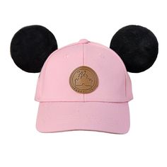 Our kid's size True Original mouse ear hat is perfect for a day spent in the Disney parks or out around town. This hat is made of 100% high quality cotton to be both lightweight and durable. It features a vegan leather "Park+Life" castle logo patch, and two premium black mouse ears made to stand up... even on the wildest rides! Details: ONE SIZE FITS MOST 3-8 YEAR OLDS: Ball cap features an adjustable metal slider on the back of the hat to allow for easy resizing for a snug and comfortable fit 1 Castle Logo, Ear Hat, Black Mouse, Park Life, Ear Hats, Pink Hat, Mouse Ears, Iron Decor, Ball Cap