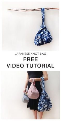 the japanese knot bag is free video tutor