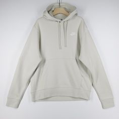 New With Tags Measurements & Specifications Size: M Sleeve: 25.5" Chest: 23.5" Length: 27" Standard Fit Ribbed Hem And Cuffs Kangaroo Pocket Fleece Bv2654-072 Hoodie Cream, Nike Sportswear Mens, Shirts Nike, Nike Shirts, Nike Sportswear, Fleece Hoodie, Men's Nike, Kangaroo Pocket, Kangaroo