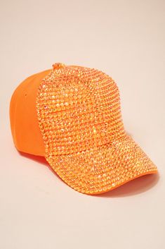 Accessorize your outfit with this studded baseball cap. This fashionable rhinestone hat is adjustable in the back. Match your favorite color and add some fun sparkle to your look. Size • Cap is adjustable. One size fits most• Length: 10.5 in (26.67 cm) • Width: 8 in (20.32 cm)• Height: 5.5 in (14 cm) Quality Made from 100% polyester Imported HTC1042 Trendy Rhinestone Adjustable Baseball Cap, Adjustable Rhinestone Baseball Cap With Curved Brim, Trendy Rhinestone Snapback Baseball Cap, Trendy Snapback Baseball Cap With Rhinestones, Rhinestone Baseball Cap One Size, Rhinestone Embellished One Size Baseball Cap, Trendy Rhinestone Baseball Cap, Trendy Rhinestone Cap, Trendy Rhinestone-embellished Cap