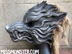 ArtStation - Wavewolf mask Sculpture, Art