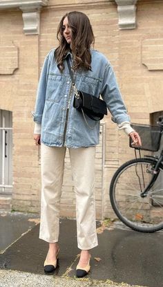 2024 Jeans Outfit, Basics Outfit Ideas, Daily Ootd, Everyday Fashion Outfits, Casual Day Outfits, Elegante Casual, Classy Fashion, Stylish Work Outfits