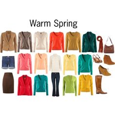 Warm Spring Palette, Warm Spring Color Palette