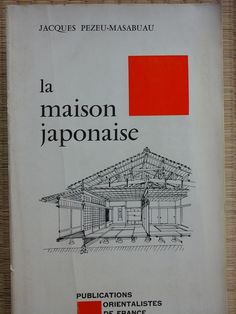 the front cover of a book with an image of a house in red on it