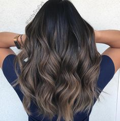 Image may contain: one or more people Balayage Highlights Brunette, Dark Ombre Hair, Balayage Hair Color Ideas, Balayage Hair Color, Brown Ombre Hair, Brunette Balayage Hair, Brown Hair Balayage, Balayage Brunette, Brown Blonde Hair