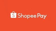 the shopee pay logo on an orange background