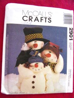 a magazine with three snowmen on it