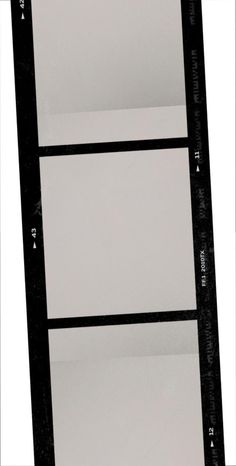 a black and white photo of a mirror with measurements for the frame on it's side