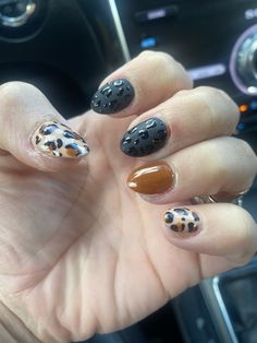 Halloween Animal Print Nails, Fur Nails, Cnd Nail Polish, Future Nails, Cute Nail Colors, Western Nails, Nail Goals, Style Nails, Leopard Print Nails