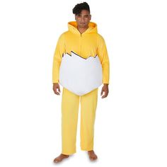 Be a lazy egg like no other in this Sanrio Gudetama costume. Costume produce by A Leading Role, a transformative costume, fashion, accessories, toys and gifts brand - offering high quality products for men, women and children. Gudetama Costume, Sanrio Gudetama, Lazy Egg, Zipper Jumpsuit, Costume Fashion, Costume Themes, Cool Costumes, Adult Costumes, Egg