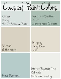 the different shades of paint that can be used for walls