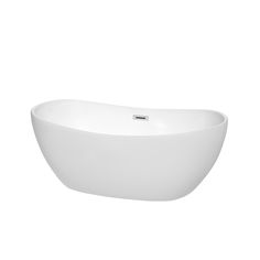 a white bath tub sitting on top of a counter