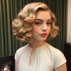 Medium Length Layered Haircuts, Classic Bob Haircut, Curled Bob, Effortless Waves, Medium Layered Hair, How To Curl Short Hair