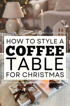 Christmas Decor Coffee Table Ideas, Christmas Decor On Coffee Table, Coffee Table Decor For Christmas, Holiday Coffee Table Decor Christmas, Christmas Round Coffee Table Decor, Christmas Coffee Table Ideas