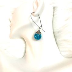 Ladies Super Cute Turquoise Blue Beaded Drop Earrings. Handmade. Excellent Condition. Approximately 1.5” Long. Made From Hypoallergenic Nickel Free Metal. New With Tags. Elegant Everyday Turquoise Earrings, Everyday Blue Jewelry With Matching Earrings, Everyday Blue Earrings With Ear Wire, Bohemian Blue Hypoallergenic Jewelry, Blue Round Beads Pierced Earrings, Everyday Blue Dangle Jewelry, Blue Pierced Earrings With Round Beads, Elegant Light Blue Nickel-free Earrings, Nickel Free Blue Earrings