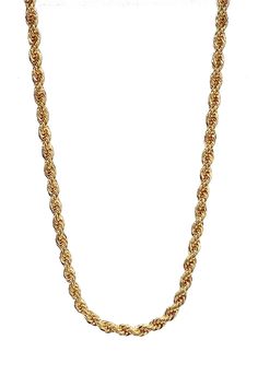 Textured Rope Chain Necklace - L'Atelier Global Feel Good Stories, Rope Chain Necklace, Chain Links, Color Dorado, Intricate Design, Gold Filled Chain, Rope Chain, Chain Lengths, Chain Length