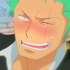 Roronoa Zoro Icon Zoro Blushing, One Piece Zorro, Roronoa Zoro Icon, Atsushi Murasakibara, One Piece Fairy Tail, Luffy Zoro Nami, Can We Get Much Higher