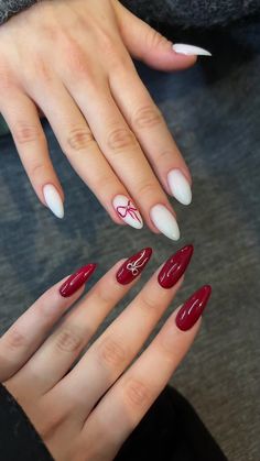 Matching Acrylic Nails For Best Friends, Coquette Nail Ideas, Best Friend Nails Ideas, Coquette Nail, Nails Bow, Matching Nails, Bow Nails, Nails Holiday, Simple Gel Nails