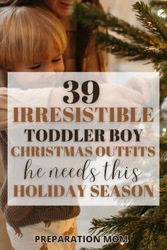 Discover 39 of the sweetest toddler boy Christmas outfits to make this holiday season extra memorable!