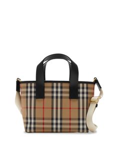 Burberry Girls' Check Canvas Tote Burberry Kids Backpack, Burberry Childrenswear, Burberry Check Tote Bag, Burberry Shoulder Bag Mytheresa.com, Burberry Kids, Canvas Tote, Burberry, Pick Up, In Store