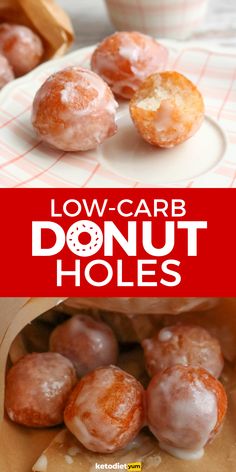 The BEST Keto Donut Holes You'll Love Keto Donut Holes, Donut Hole Recipe, Keto Snacks Easy, Low Carb Recipe, Keto Brownies, Donut Holes, Keto Cheesecake