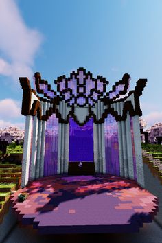 Fairy Portal, Minecraft Survival, Minecraft Inspo, Minecraft Houses, Lets Play, Minecraft, Portal, Origami