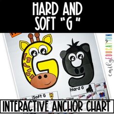 an interactive anchor chart for the letter g