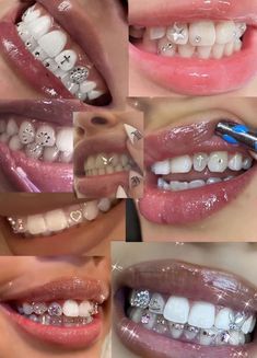 Ušný Piercing, Bijoux Piercing Septum, Pretty Teeth, Dental Jewelry, Diamond Teeth, Pretty Ear Piercings