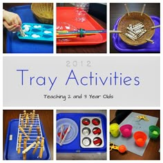 Teaching 2 and 3 Year Olds: A Collection of Tray Activities Apple Week, Transitional Kindergarten, Montessori Learning, Petite Section, Toddlers And Preschoolers