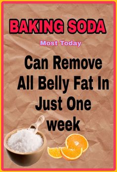 Fedtforbrændende Mad, Baking Soda Health, Super Women, Soda Drink, Remove Belly Fat, Strict Diet