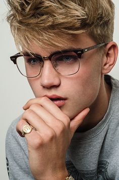 Introducing Sam Harwood by Danny Lang image Male Models With Glasses, Men’s Eyeglasses, Mens Eye Glasses Frames, Men Glasses Style, Spectacles Mens, Eye Glasses For Men, Cool Glasses For Men