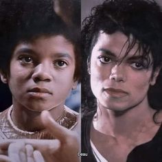 two different images of michael jackson and michael jackson in the movie michael jackson is dead