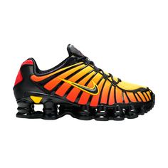 Find NIKE Shox Tl 'sunrise Gradient on Editorialist. Shox TL 'Sunrise Gradient' Orange Rubber Sole Sneakers For Athleisure, Orange Athleisure Sneakers With Rubber Sole, Orange Running Sneakers With Abzorb Midsole, Orange Sneakers With Boost Midsole For Streetwear, Orange Sneakers For Light Sports With Rubber Sole, Orange Sneakers With Rubber Sole For Light Sports, Orange Sneakers With Boost Midsole For Light Sports, Orange Running Shoes With Abzorb Midsole For Streetwear, Orange Sporty Sneakers For Outdoor