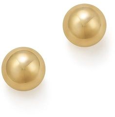 Bloomingdale's 14K Yellow Gold Ball Stud Earrings - 100% Exclusive Classic White Gold Clip-on Earrings With Polished Finish, Classic Earrings With Polished Finish, Classic Yellow Gold Polished Earrings, Classic Polished Yellow Gold Earrings, Classic Polished Finish Yellow Gold Earrings, Classic 14k Gold Clip-on Earrings With Polished Finish, Classic Round Clip-on Earrings With Polished Finish, Classic Gold Clip-on Earrings With Polished Finish, Classic 14k Gold Earrings With Shiny Finish