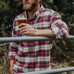 Fairbanks Flannel | Lodge Plaid Guy Flannel Outfits, Outdoorsmen Style, Country Man, Lumberjack Style, Wardrobe Change, Flannel Men, Flannel Outfits, Estilo Country, Mens Flannel Shirt