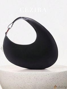 Bird in Bag - Chic and Versatile Resin Ring Single Shoulder Strap Hobo Handbag: Fashionable, Minimalist, Vintage, Retro, and Bohemian-Inspired, Made with High-Quality PU Leather - Ideal for Women on Various Occasions Minimalist Vintage, Hobo Handbag, Novelty Bags, Resin Ring, Hobo Handbags, Bird In Bag, Leather Bag, Pu Leather, Shoulder Strap