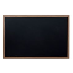 an empty blackboard on a white background