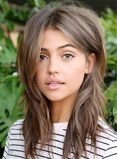 Brown Hair Inspiration, Brunette Ombre, Mushroom Brown, Kadeřnické Trendy, Fesyen Rambut, Medium Length Hair With Layers, Layered Hairstyles, Vlasové Trendy, Haircut Styles