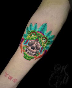 Tattoo Zone, Cute Owl Tattoo, Embroidery Tattoo, Aztec Tattoo Designs, Single Line Tattoo, Tatuaje A Color