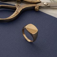 Elevate your style with our 14K Solid Gold Engraved Signet Ring for Men. This handcrafted ring, made from genuine 14K solid gold, is customizable with engravings, making it the perfect gift for husbands and boyfriends. The square signet design adds a touch of classic sophistication, making it a timeless piece of men's jewelry. Celebrate special moments and express your emotions with this exquisite ring, reflecting your unique bond and individual style. -- ⋆ This product is designed with Runda's Classic Adjustable Signet Ring With Polished Finish, Adjustable Polished Signet Ring For Formal Occasions, Luxury Adjustable Signet Ring With Polished Finish, Luxury Adjustable Engraved Ring With Polished Finish, Classic Couple Rings As A Gift, Classic Rings With Polished Finish For Father's Day, Classic Ring With Polished Finish For Father's Day, Adjustable Polished Finish Signet Ring In Fine Jewelry, Classic Yellow Gold Jewelry For Father's Day