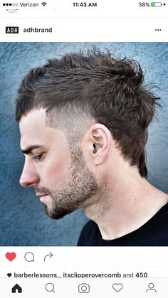 Under Hair Color, New Men Hairstyles, Mullet Fade, Barber Haircuts, Mens Haircuts Short Hair, Mullet Haircut, Mens Hairstyles Thick Hair