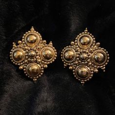 Vintage Jose Maria Barrera For Avon Etruscan Adriatic Gold Plated Clip Earrings Jose Maria Barrera Jewelry, Clip Earrings, Earrings Color, Clip On Earrings, Gold Plate, Plating, Women Jewelry, Gold, Women Shopping